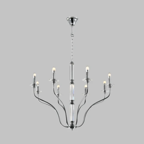 Подвесная люстра Moderli Catania V10428-8P (220V, на цепи, подсвечник, свеча)