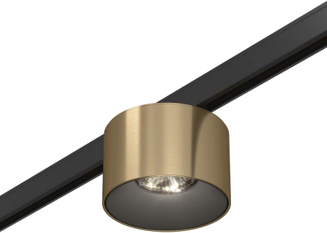 Магнитный трековый светильник ST Luce Super5 ST669.336.05 Латунь LED 1*5W 24V (круглые)