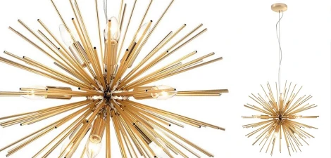 Подвесная люстра ImperiumLoft Astra Star Chandelier Gold 40.2907-3 (156938-22)