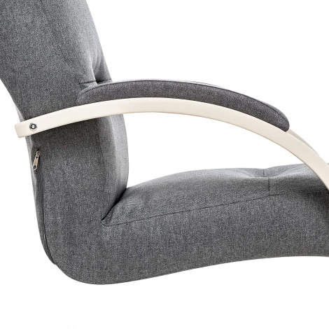 Кресло Leset Монэ (Фанера,Березовый шпон,Металл,Рогожка/Слоновая кость) арт.2500000071126