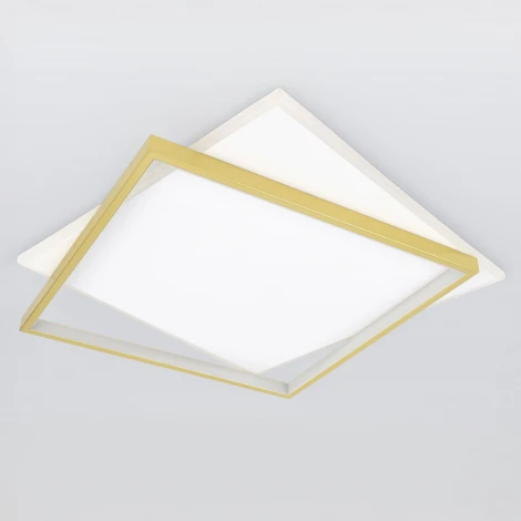 Потолочный светильник светодиодный с пультом ЭРА Lima CLL-1-82-RC WH+GD