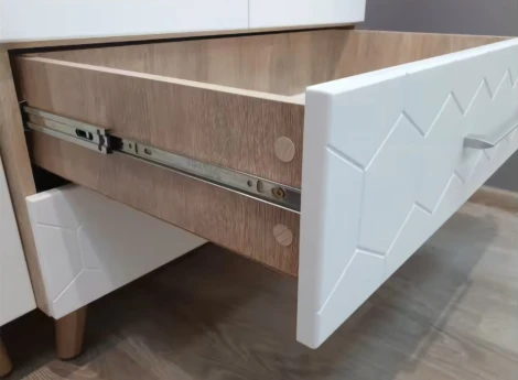 Шкафы Woodville Мариус М-01 дуб баррик / белый матовый