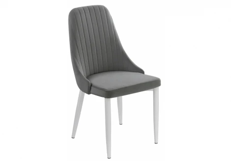 Стул Woodville на металлокаркасе Kora white / gray 15221
