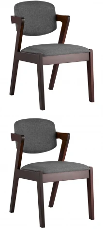 Стул обеденный Stool Group VIVA темно-серый 2 шт. УТ000002038