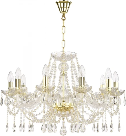 Подвесная люстра Art Classic 11.07 11.07.10.240.Gd.Sp (220V, на цепи, подсвечник, свеча)