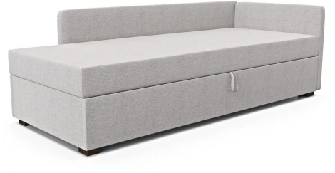 Диван-кровать Arsko Велес Угол правый рогожка серая