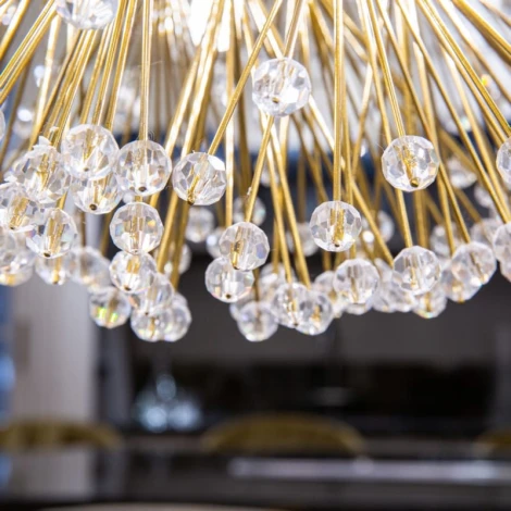 Подвесной светильник Dunkirk L28506 (220V, хрусталь K9, на цепи, шар)