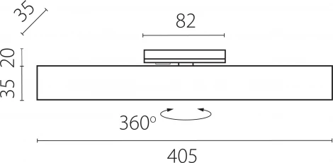 Трековый светильник однофазный 30W 220V Lightstar Lilla 202146 (LED)