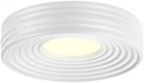 Потолочный светильник круглый Sonex Macaron 7704/40L металл/пластик/белый LED 40Вт 4000K D470 IP20 (220V, круглые)