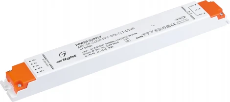 Блок питания ARV-SP-24240-PFC-DT8-CCT-LONG (24V, 10A, 240W) (Arlight, IP20 Пластик, 5 лет) 047033