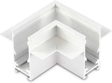 L-образный угол-соединитель для встраиваемого шинопровода Donolux Slim Line L corner DLS InB (48V)