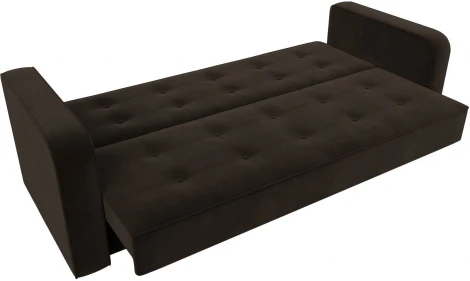 Диван-книжка Тур (Коричневый/Микровельвет) Лига Диванов арт.121784