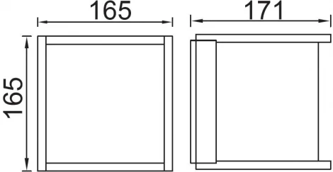 Настенный светильник уличный Oasis Light GEOMETRY 1846 Gr
