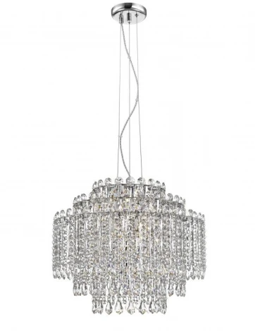 Подвесная люстра Simple Story 5031 5031-8PL (220V, хрусталь, на тросе, круглые)