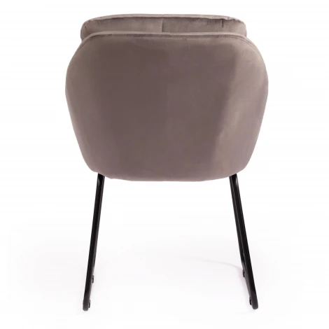 Кресло STAR (mod. CY-1919) серый (HLR 24)/черный (вельвет/металл)