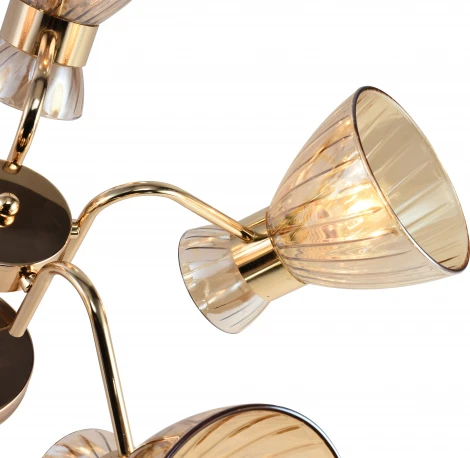 Потолочная люстра на штанге Rivoli Victoria 9183-305 5хЕ27 60 Вт