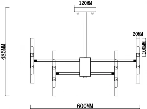 Потолочная люстра Freya Consuelo FR5046PL-24CH