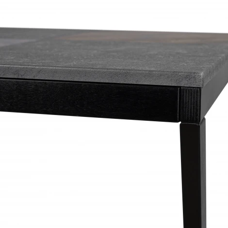 Стол журнальный BeautyStyle 32 дуб крымский состаренный/серый бетон/венге Mebelik 009359