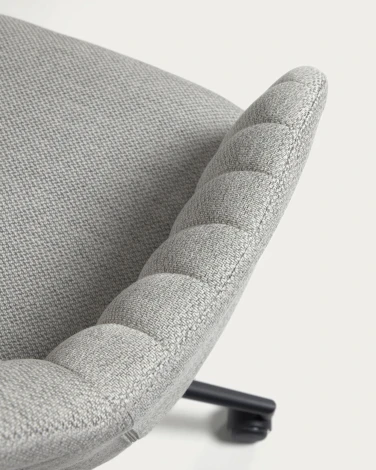 Обеденный стул La Forma (ex Julia Grup) Madina (Серый/ Пластик,Металл,Полипропилен,Пена,Сталь)