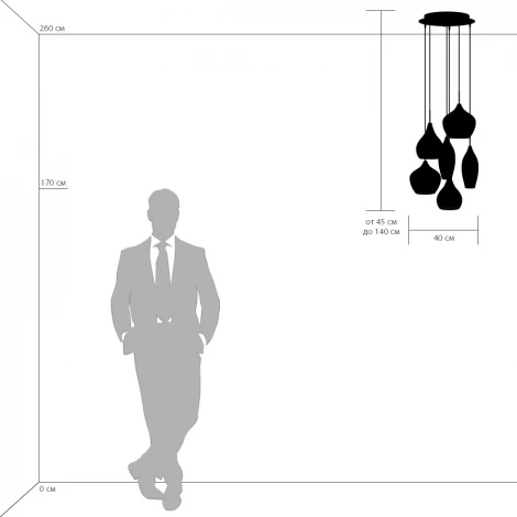 Подвесной светильник Lightstar Pentola 803067 (220V, на проводе)