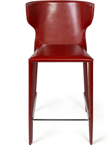 Стул полубарный Top Concept Austin, кожа ретро-красный