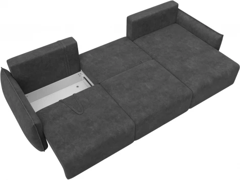 Диван угловой Лига-051 НПБ Лонг угол универсальный Лига Диванов (Велюр) арт.128726