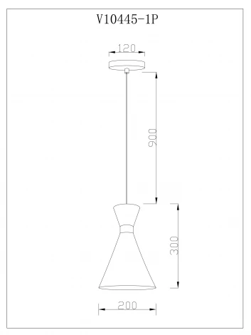 Подвесной светильник Moderli Pesaro V11557-1P (220V)