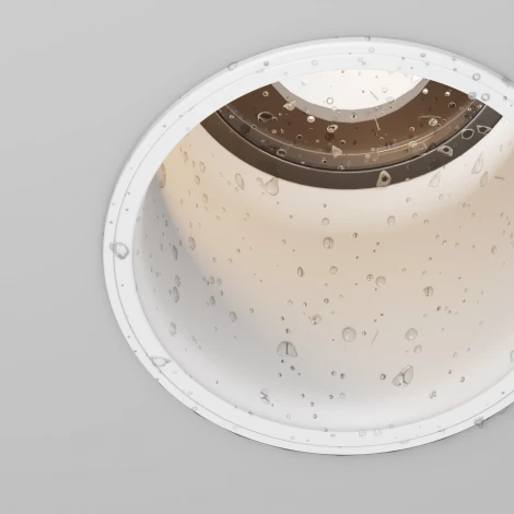 Потолочный светильник LED уличный под гипсокартон IP65 Maytoni Grit O501DL-L10W3K (220V, круглые)