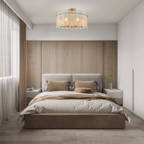 Потолочная люстра хрустальная на штанге Arte Milano Sorrento-2109 372109/6/80/500 GD (220V)