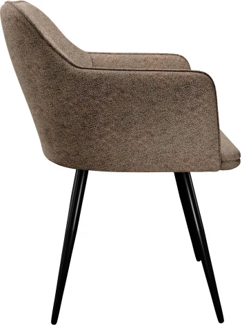 Стул DikLine 277 поворотный NS05 CAPPUCCINO, ножки черные арт.00-00073390