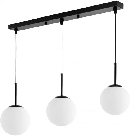 Подвесной светильник Lumina Deco Fredica LDP 6030-3-PR BK (220V, на проводе, шарики)
