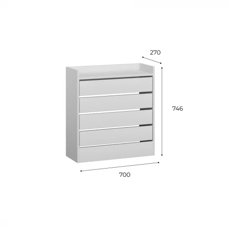 Обувница ТЭКС закрытая Ямайка ЯПТ-3, белый