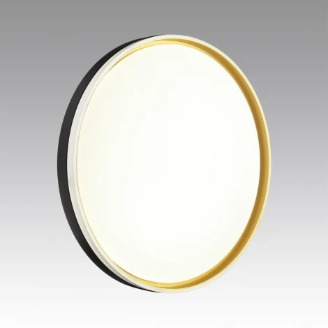 Настенно-потолочный светильник IP43 Sonex Savi 7619/ELN пластик/черн./золот. LED 76Вт 3000/4000/6000K