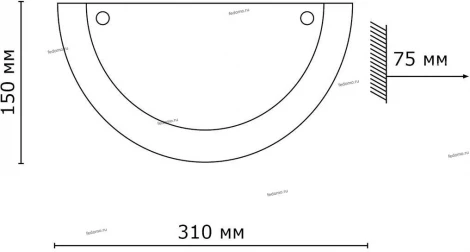 Настенный светильник Sonex Riga 015