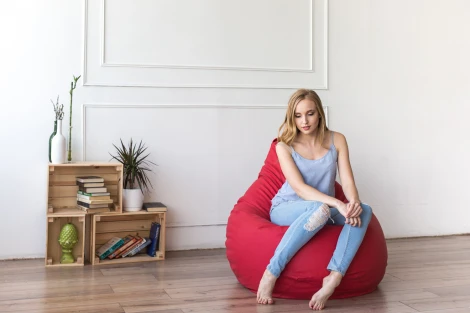 Кресло мешок Dreambag Груша Фьюжн Красное (XL, Классический) 5002321