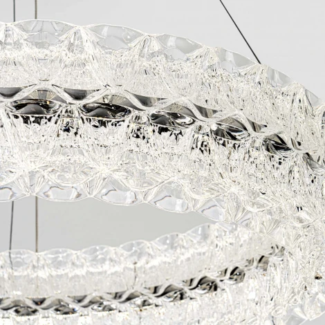 Подвесная люстра светодиодная с пультом с регулировкой цветовой температуры Modelux ML.8185.600 CR