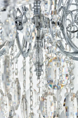 Подвесная люстра хрустальная Lumina Deco Daniella LDP 9123-10