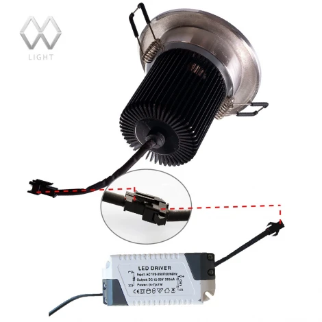 Встраиваемый точечный светильник MW-Light Круз 637013901