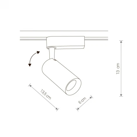 Трековый светильник Nowodvorski Profile Iris Led 9007 (220V)
