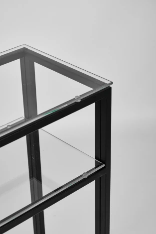 Консольный стол AllConsoles 1044-CB clear черный муар