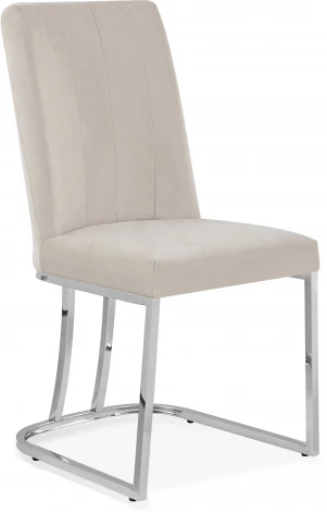 Стул обеденный IST-CASA Пресли DC-3024, 46х47х88, бежевый, хром