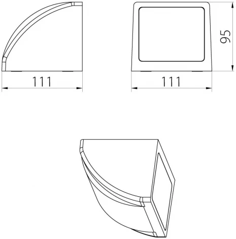 Настенный светильник светодиодный IP65 Natural Concepts Dwell NC-003056-DG (220V)