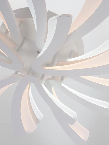 Потолочная люстра светодиодная с пультом ДУ 144W, белый, LED Natali Kovaltseva Vio LED LAMPS 81454