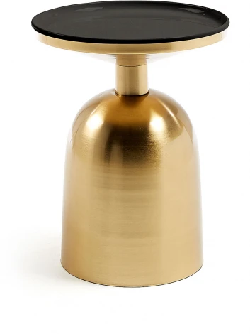 Журнальный стол La Forma (ex Julia Grup) Physic (Черный,Золотой/ Металл,Железо,Латунь)