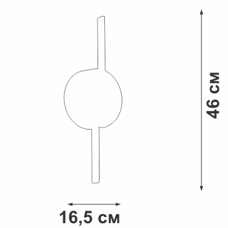 Настенный светильник светодиодный Vitaluce V3041-0/2A (220V)