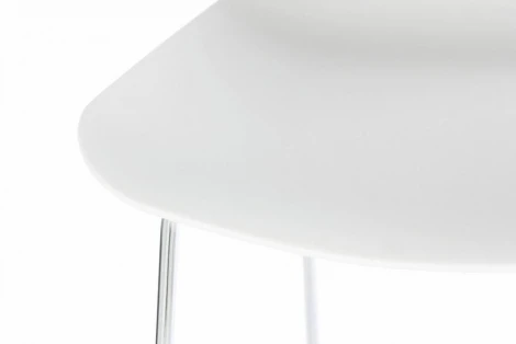 Барный стул Neo Белый полипропилен