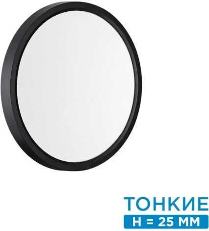 Настенно-потолочный Sonex Alfa Black 7660/18L MITRA пластик/белый/черный LED 18Вт 3000/4000K D230 IP20 (круглые)