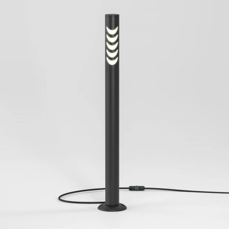 Наземный уличный светильник Elektrostandard Smile 35188/F черный (LED, 220V, круглые, IP65)