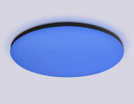 Потолочный светильник RGB круглый светодиодный с пультом и управлением смартфоном Ambrella ORBITAL FZ2005 (220V, умный дом - Алиса, Tuya Smart, Алекса, Smart Home, круглые, IP54)