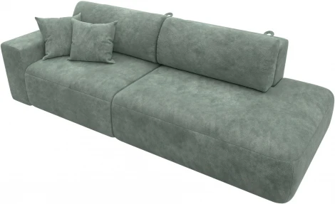 Диван прямой Лига-036 НПБ Модерн подлокотник слева Лига Диванов (Велюр) арт.127706L